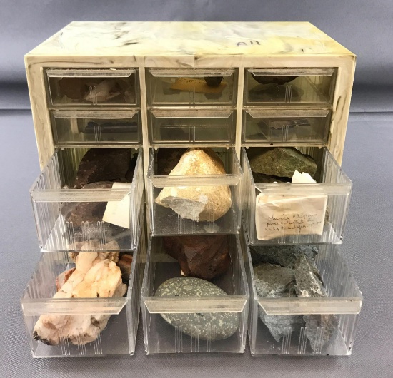 Group of Geological Stones and Rocks