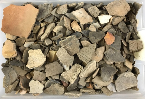 Group of Ancient Archaeological artifact fragments