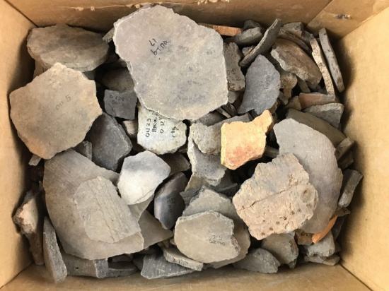 Group of Ancient Archaeological artifact fragments