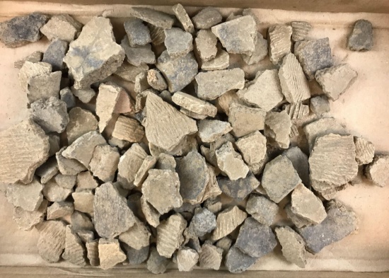 Group of Ancient Archaeological artifact fragments