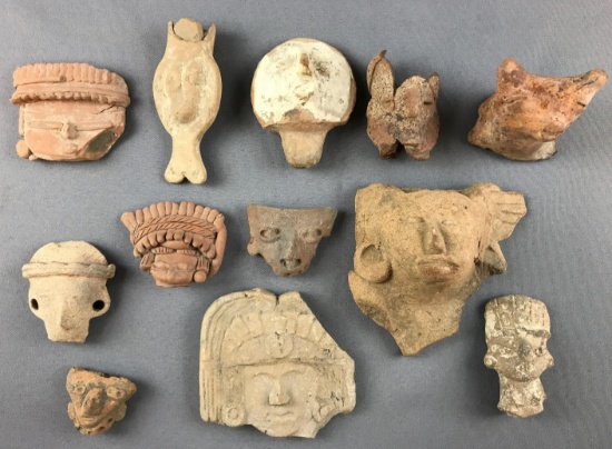 Group of Pre-Columbian Artifacts