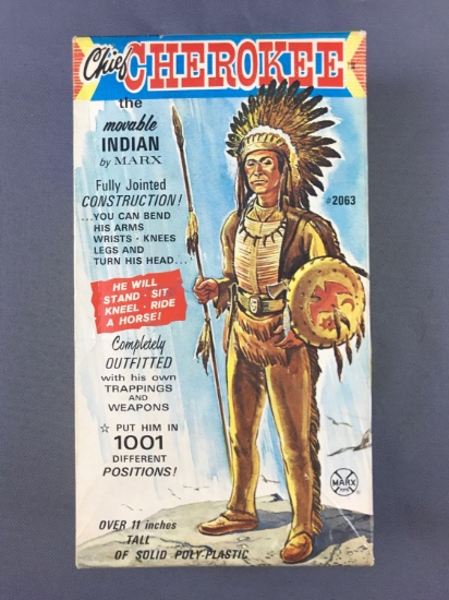 Chief Cherokee by Marx Toys new old stock in original box