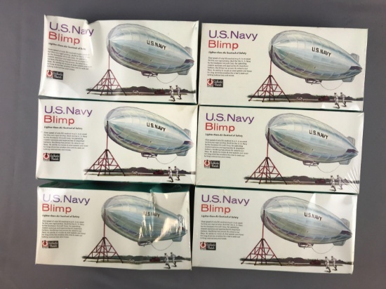 Group of 6 US Navy Blimp Model Kits