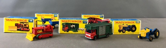 Group of 5 Matchbox Diecast Toys