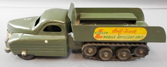 Buddy L Army Half-Track Mobile Artillery Unit