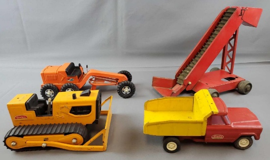 Group of 4 Vintage Metal Toys