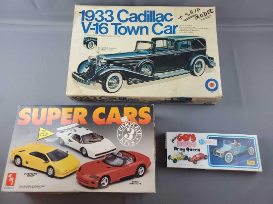 Group of 3 Vintage Model Toy Cars