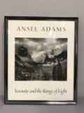 Framed Ansel Adams print Yosemite and The Range of Light