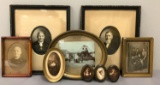 Group of 7 Antique framed photographs
