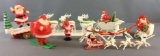 Group of Vintage Plastic/Celluloid Christmas Decor