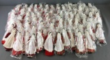 Group of Porcelain Doll Ornaments
