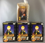 Group of 3 Peanuts Halloween Schroeder Playing Piano In Original Boxes