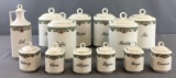 Group of 13 Vintage Epiag Aich Canisters