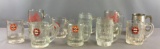 Group of 10 Vintage A&W Rootbeer Glass Mugs and more