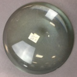 Vintage Convex Glass Magnifying Paperweight