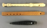 Group of 3 Flutes