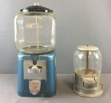 Group of 2 Vintage Candy/Gumball Dispenser