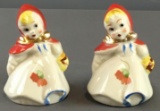 Group of 2 Hull Little Red Riding Hood Salt and Pepper Shakers