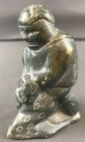 Inuit Eskimo figurine Soapstone carving