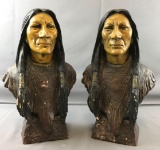Vintage Native American Busts