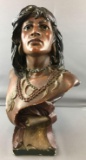 Vintage Native American Bust