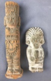 Group of 2 Stone Totems