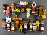 Group of 20 Hand Painted kachina Dolls