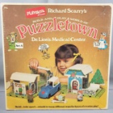 Vintage PlaySkool Richard Scarrys Build and Play World of Puzzletown: Dr Lions Medical Center