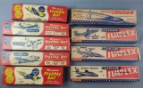 Group of 9 Monogram and Cleveland Toy Plane Model Kits