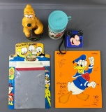 Group of 5 Vintage Disney items including Thermos, puzzle and more