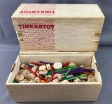 2 wooden Tinkertoy sets