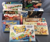 Group of 9 classic board games