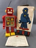 Vintage Pogot wind-up robot toy. USSR