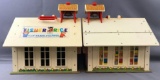 2 vintage Fisher-Price Play Family School houses