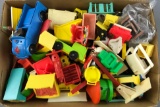 Group of Fisher Price and Playskool furniture, vehicles and more