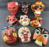 9 vintage masks