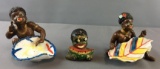 Group of 3 Black Americana Figurines