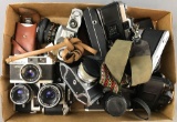 Group of 12 vintage cameras
