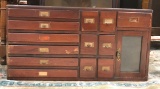 Antique Wooden card catalog/file cabinet
