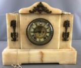 Antique Ansonia Marble Mantle Clock