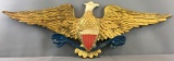 Vintage Midwest Metal Eagle with Patriotic Shield Wall Decor