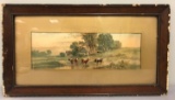 Framed print In The Brook by W Carlton