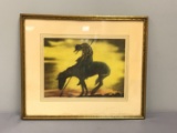 Framed End of the Trail Native American Print