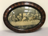 Vintage framed Last Supper print