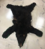 Vintage Black Bear Taxidermy Rug