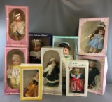 Group of 9 Vintage Dolls