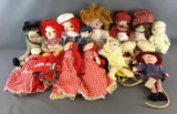 Group of Vintage Cloth Dolls