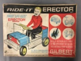 Vintage Ride-It Erector Set In Box