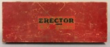 Vintage erector set wooden box