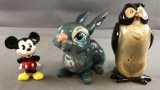 Group of 3 vintage Disney figurines